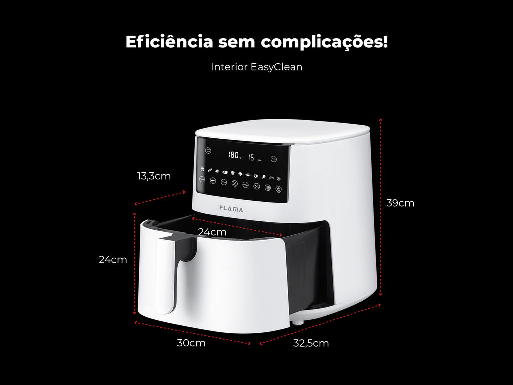 Fritadeira Sem Óleo Air Fryer 7L 681FL FLAMA