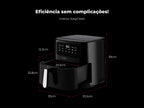 Fritadeira Sem Óleo Air Fryer Dupla Resistência 692FL FLAMA