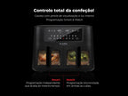 Fritadeira Sem Óleo Air Fryer 2 Gavetas 8L 698FL FLAMA