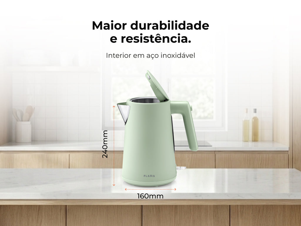 Jarro Elétrico 2200W 1.7L Soft Touch Forest 754FL FLAMA