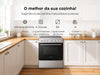Fogão Elétrico Vitrocerâmica Silver 60x60 8412FL FLAMA