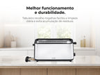 Tostadora negra de acero inoxidable de 1470 W 970FL