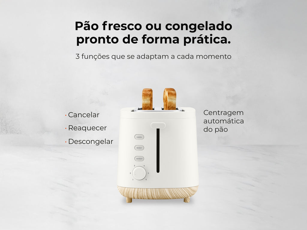 Torradeira Pearl White 1050W 981FL