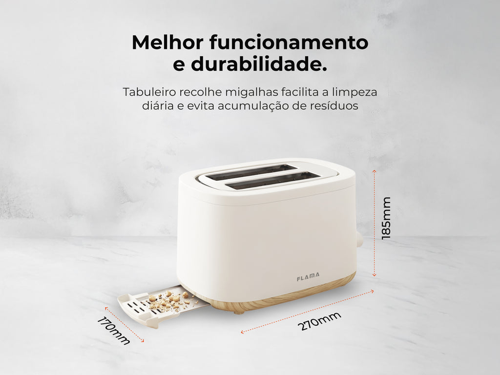 Torradeira Pearl White 1050W 981FL