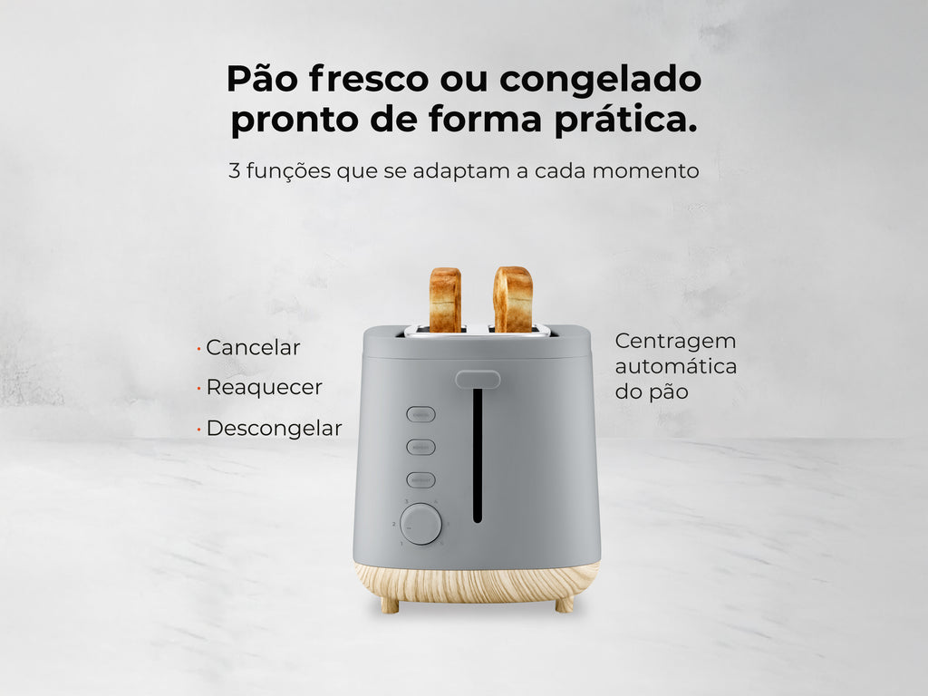 Torradeira Stone Gray 1050W 982FL