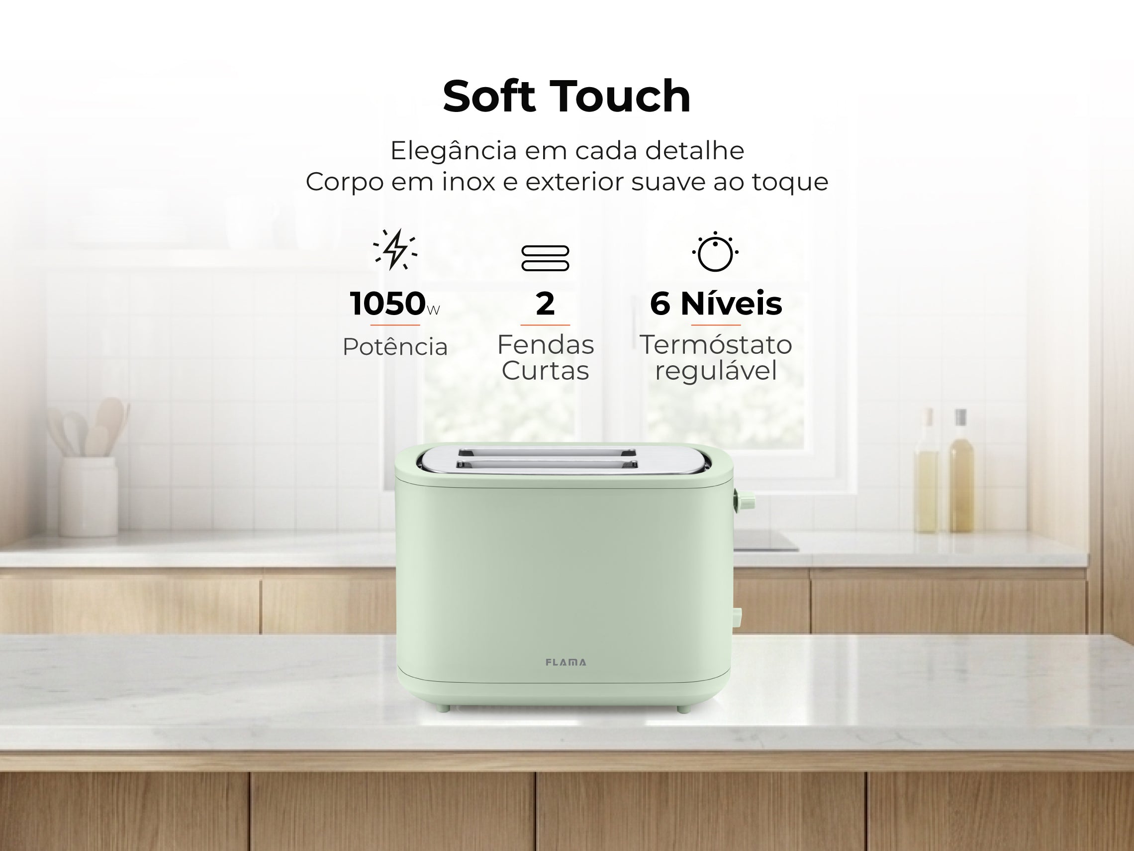 Torradeira Forest Soft Touch 1050W 994FL