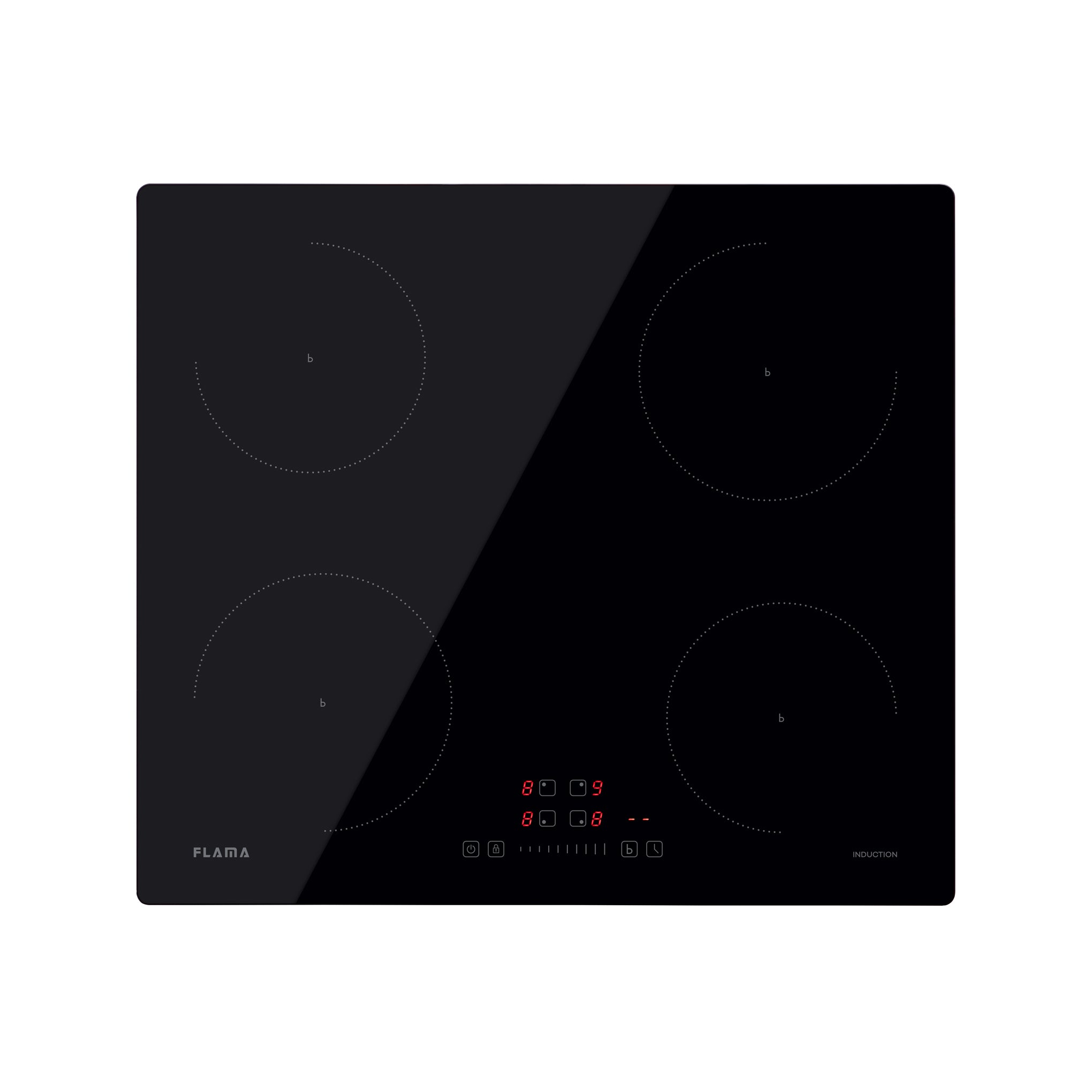 Placa de inducción de 60 cm con control deslizante 9075FL