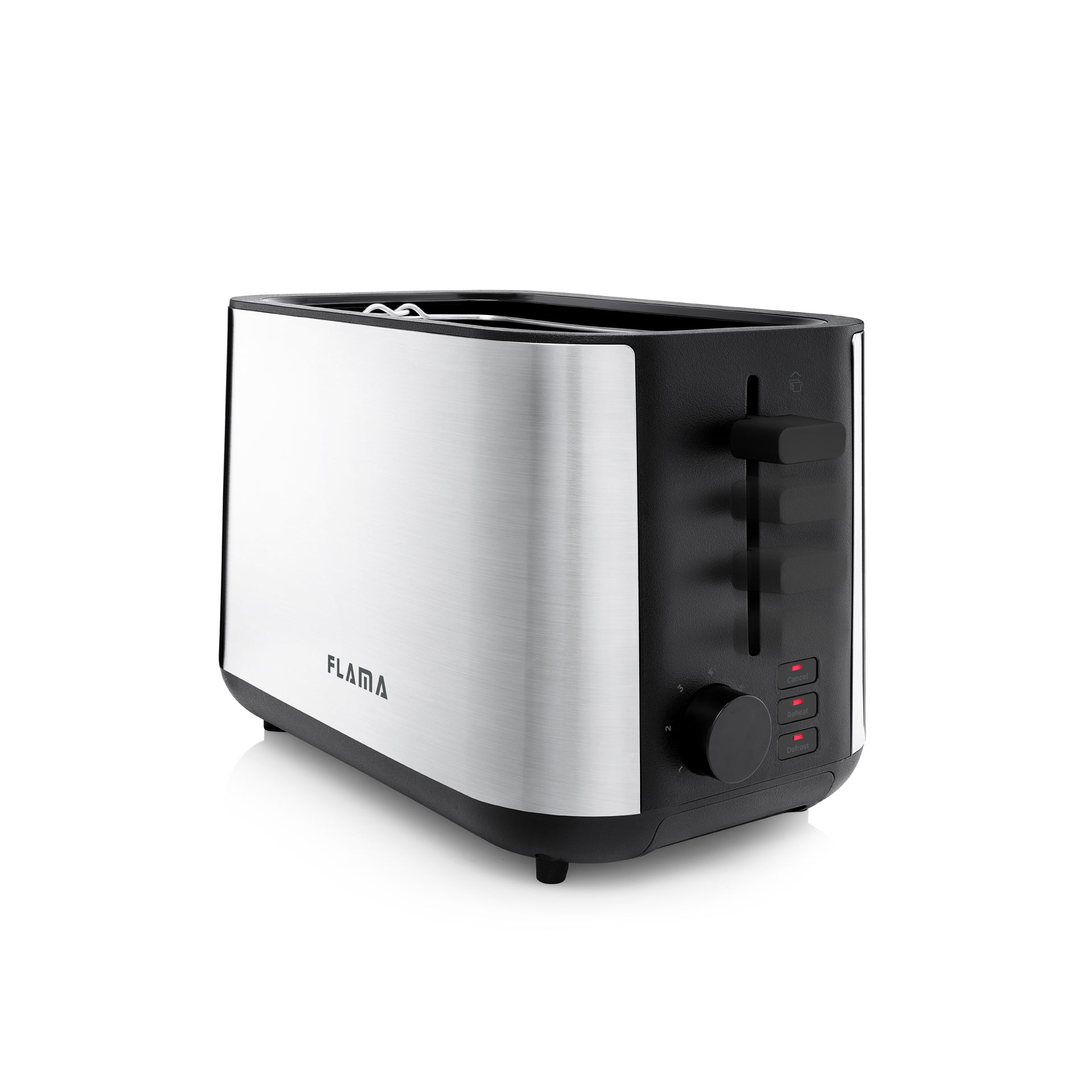 Torradeira Preta Inox 980W 961FL