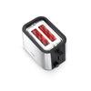 Torradeira Preta Inox 980W 961FL FLAMA