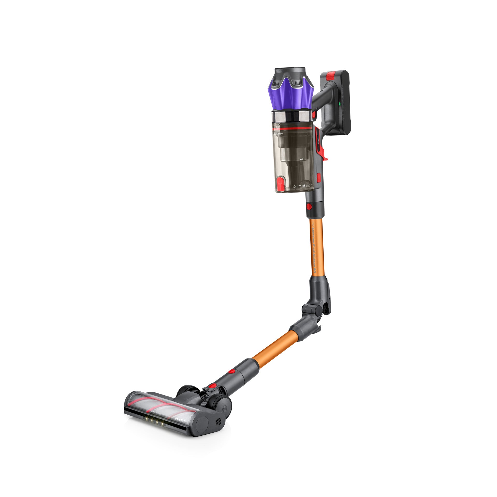 Aspirador Vertical Sem Fio ProExtreme Push&Clean 90 1651FL FLAMA