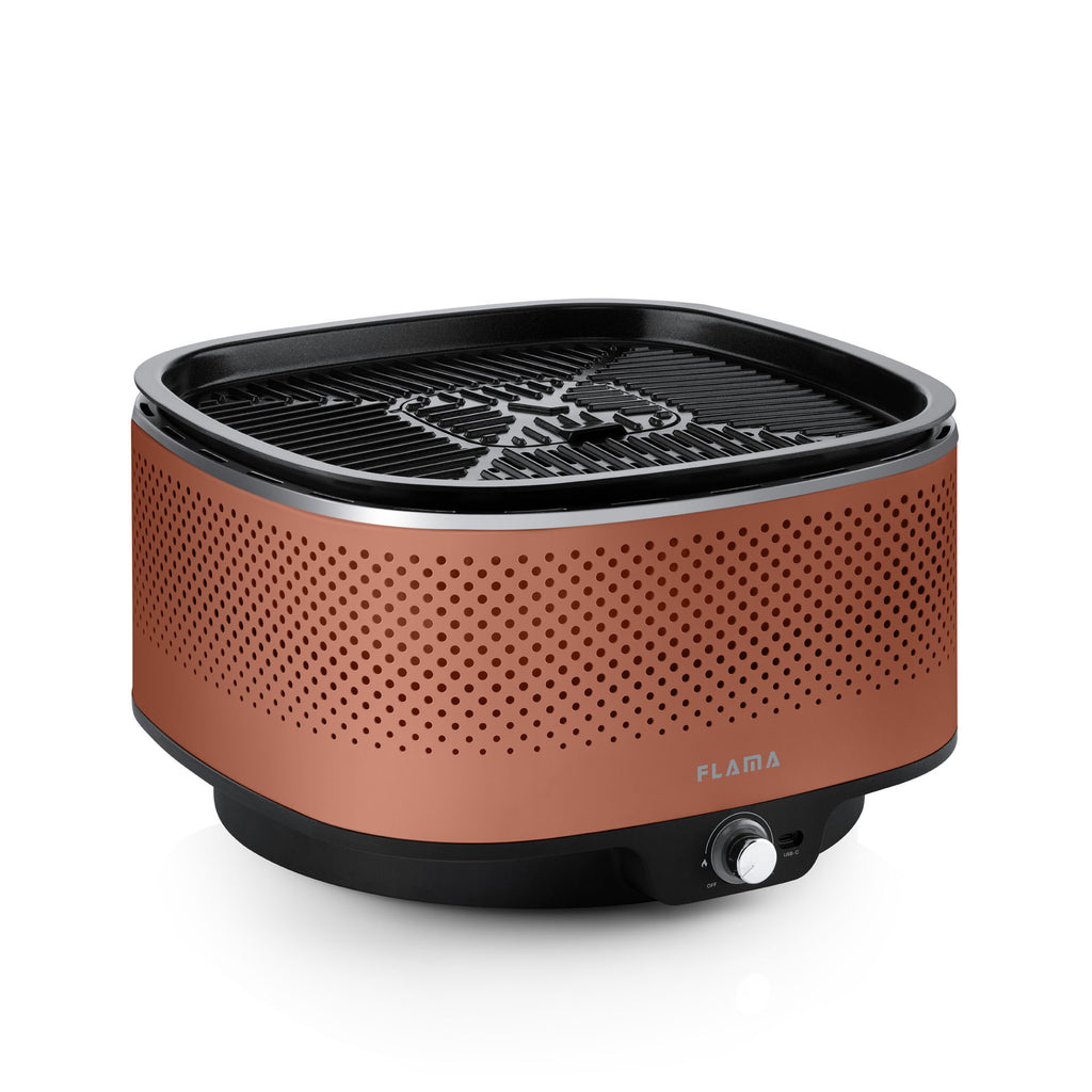 Grelhador a Carvão Mastergrill EVO Terracotta 4013FL FLAMA