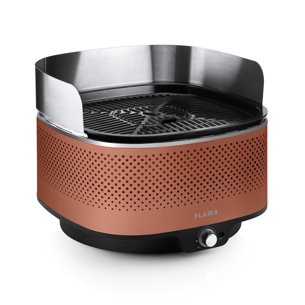 Grelhador a Carvão Mastergrill EVO Terracotta 4013FL FLAMA