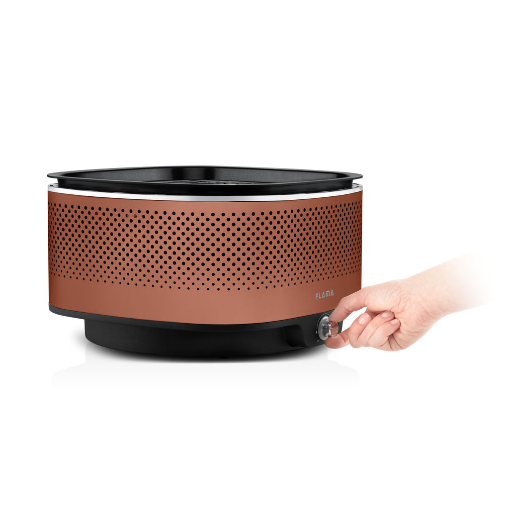 Grelhador a Carvão Mastergrill EVO Terracotta 4013FL FLAMA