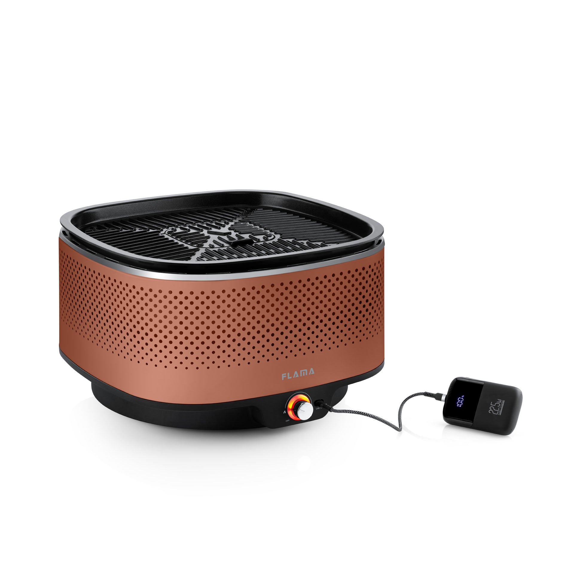 Grelhador a Carvão Mastergrill EVO Terracotta 4013FL FLAMA