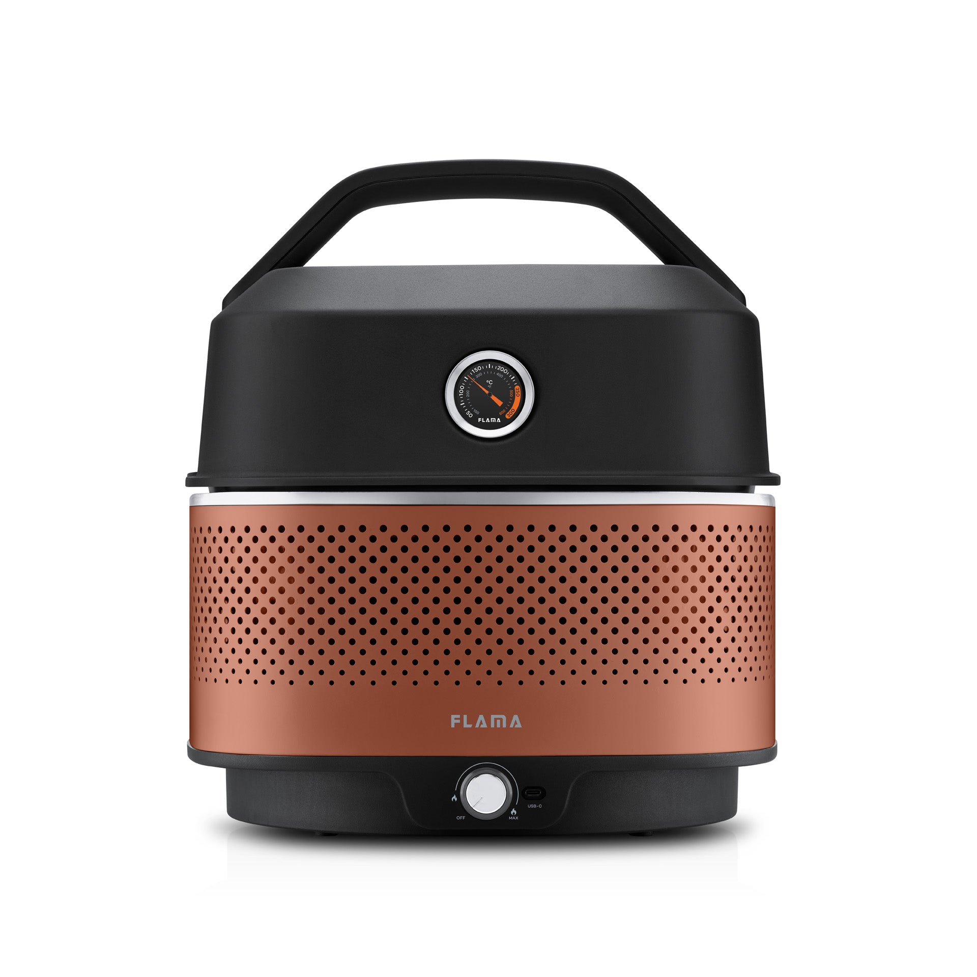 Grelhador a Carvão Mastergrill EVO Dome Terracotta 4017FL