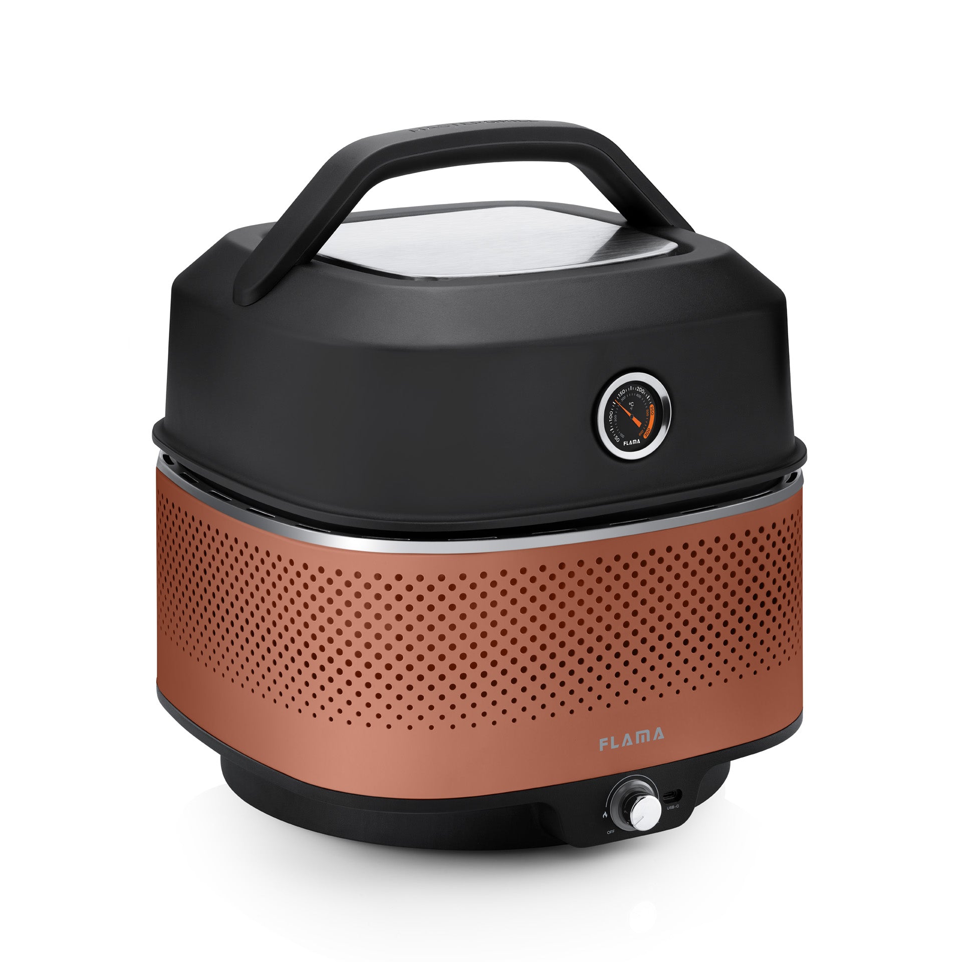 Grelhador a Carvão Mastergrill EVO Dome Terracotta 4017FL