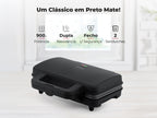 Sanduicheira Preta 900W 4971FL FLAMA