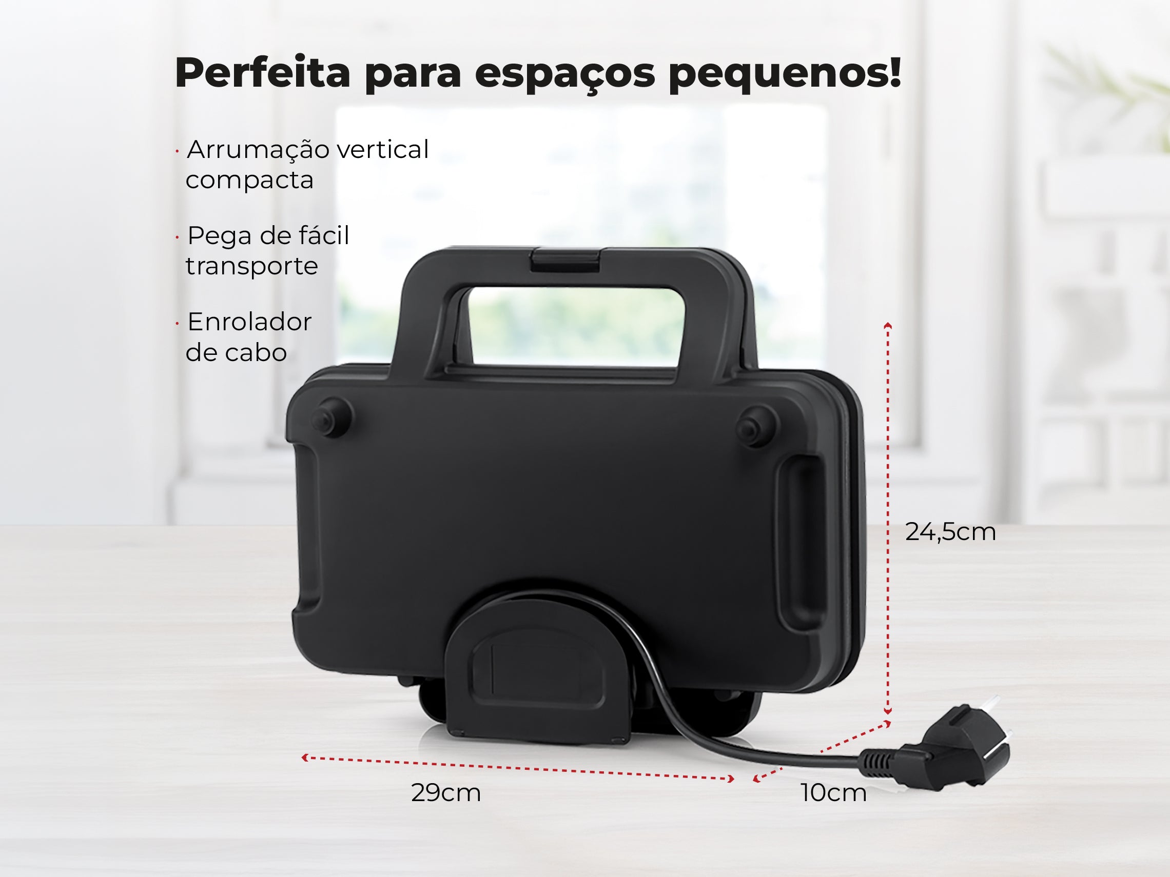 Sanduicheira Preta 900W 4971FL FLAMA