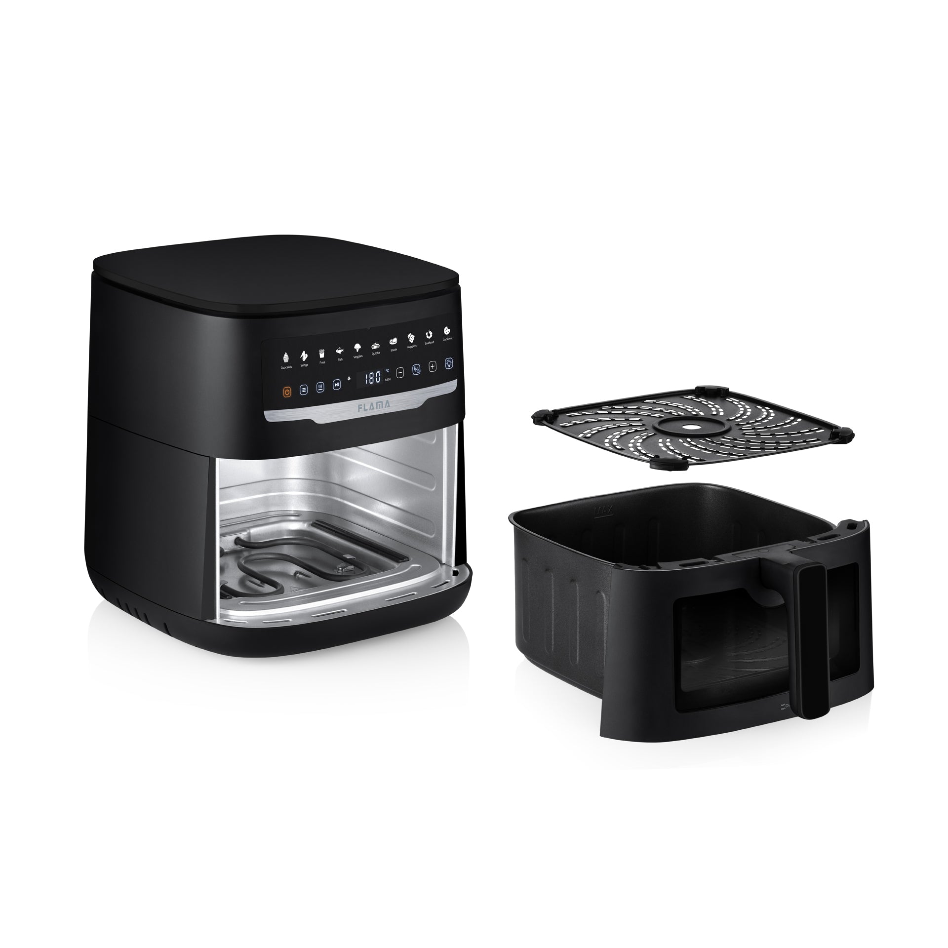 Fritadeira Sem Óleo Air Fryer Ceramic CrisperPlate Dual Heat 647FL