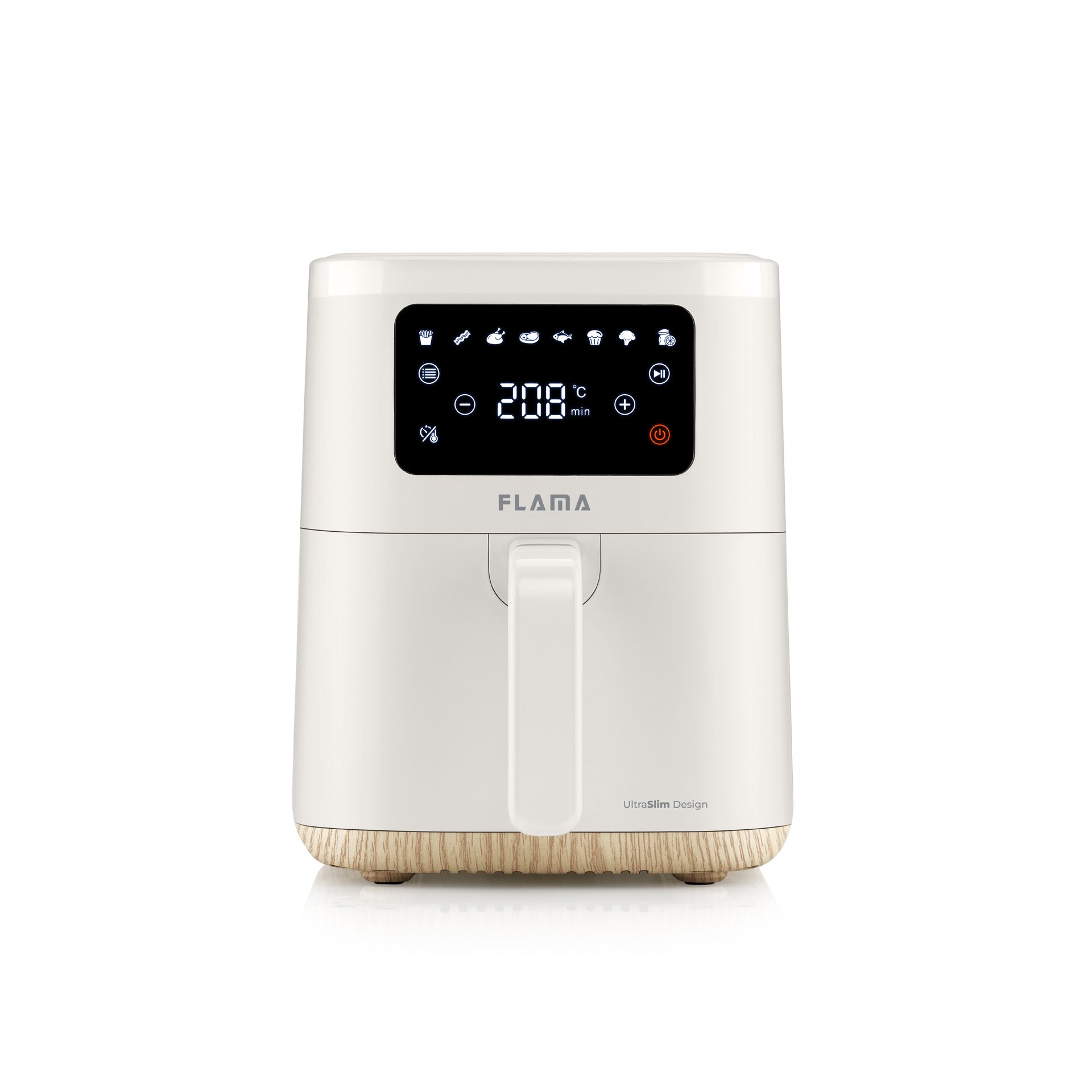 Freidora de aire sin aceite Slim Pearl White 651FL