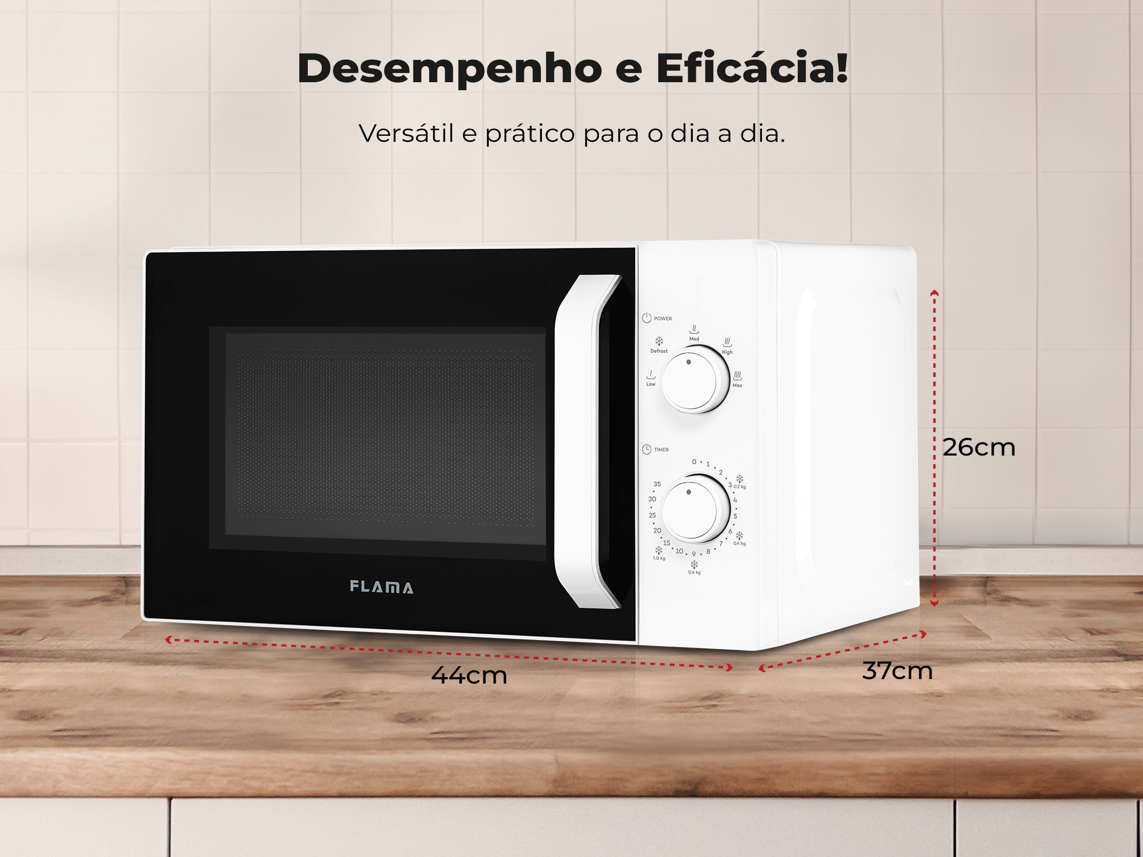 Micro-ondas 20L Branco 1807FL FLAMA