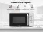 Micro-ondas 20L Com Grill Inox 1815FL FLAMA