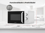 Micro-ondas 20L Com Grill Inox 1815FL FLAMA