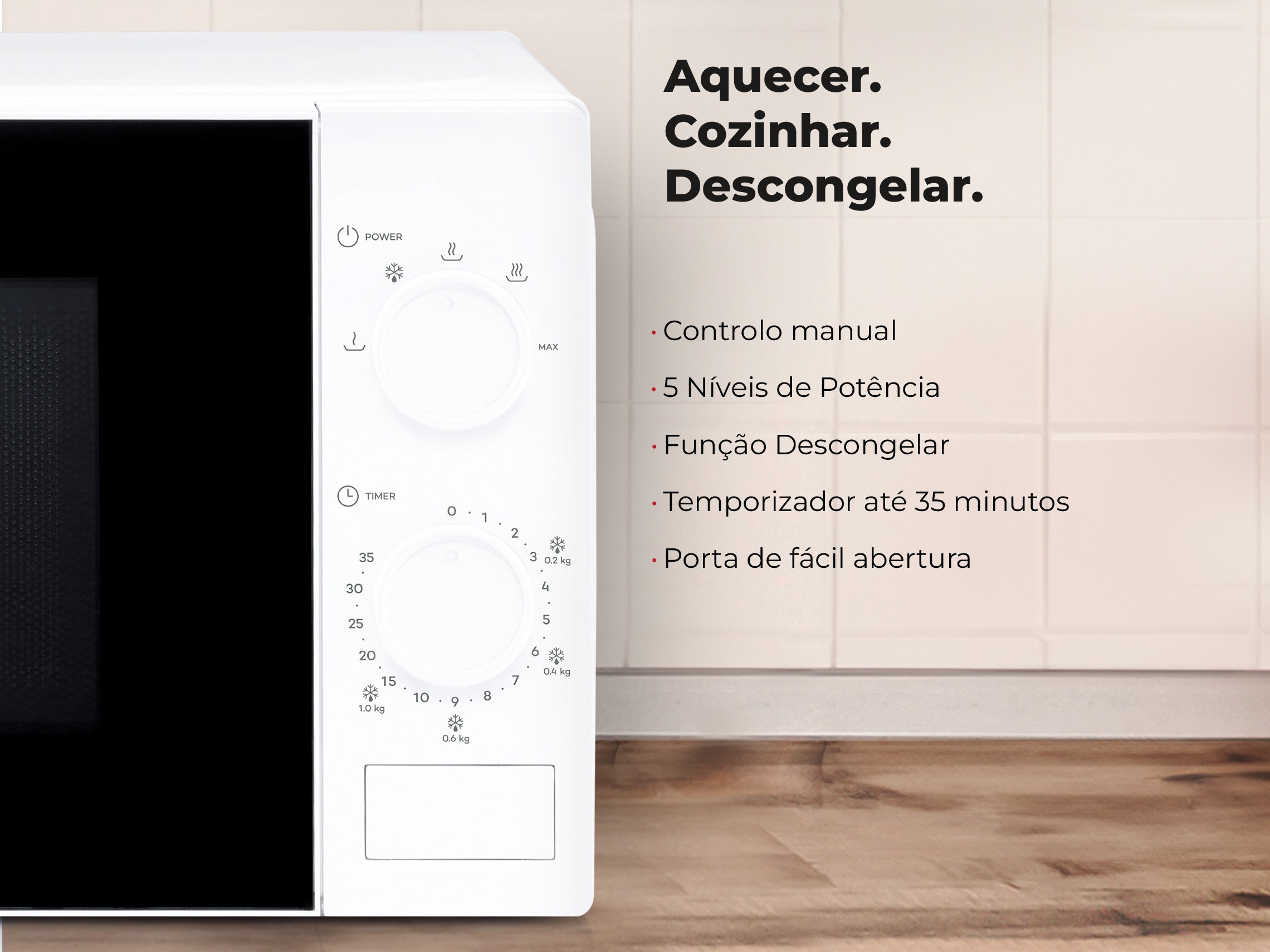 Micro-ondas 20L Branco 1847FL FLAMA