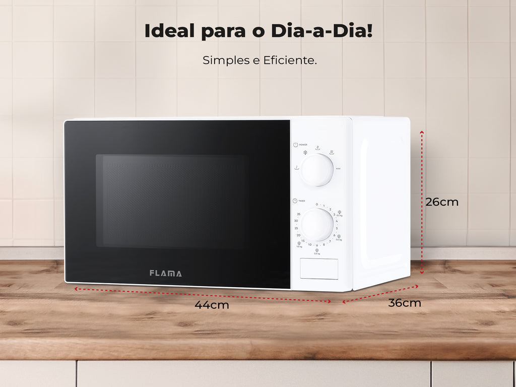 Micro-ondas 20L Branco 1847FL FLAMA