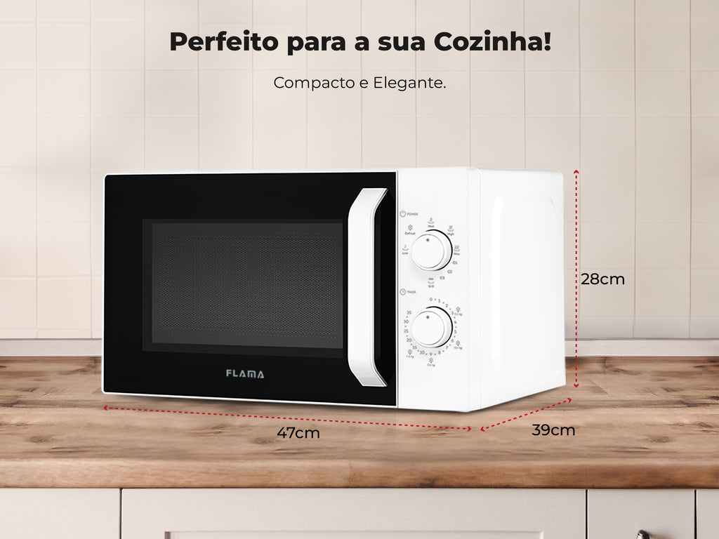 Micro-ondas 25L Branco 1855FL FLAMA