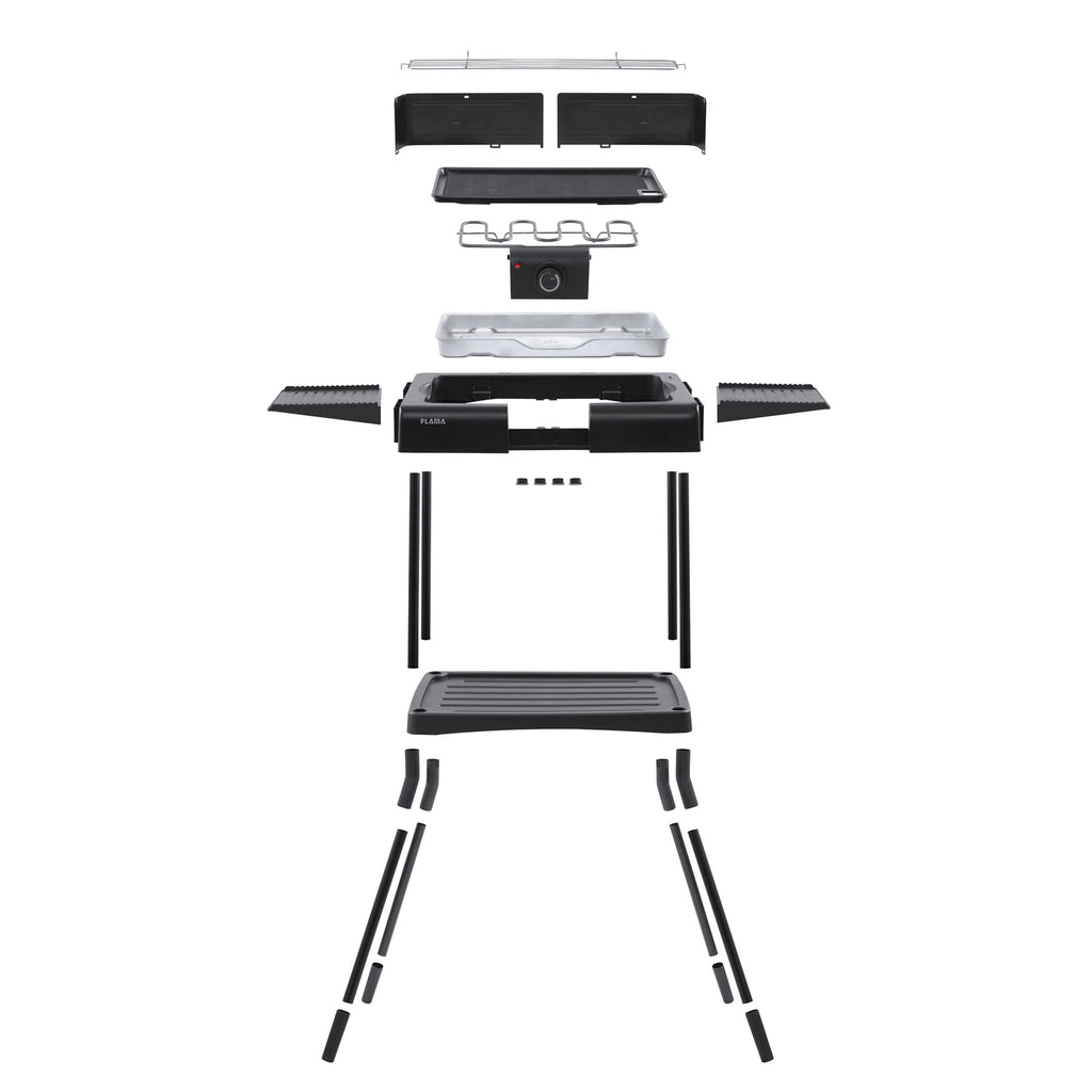 Grelhador Elétrico de Contacto Com Pés 2000W 4161FL