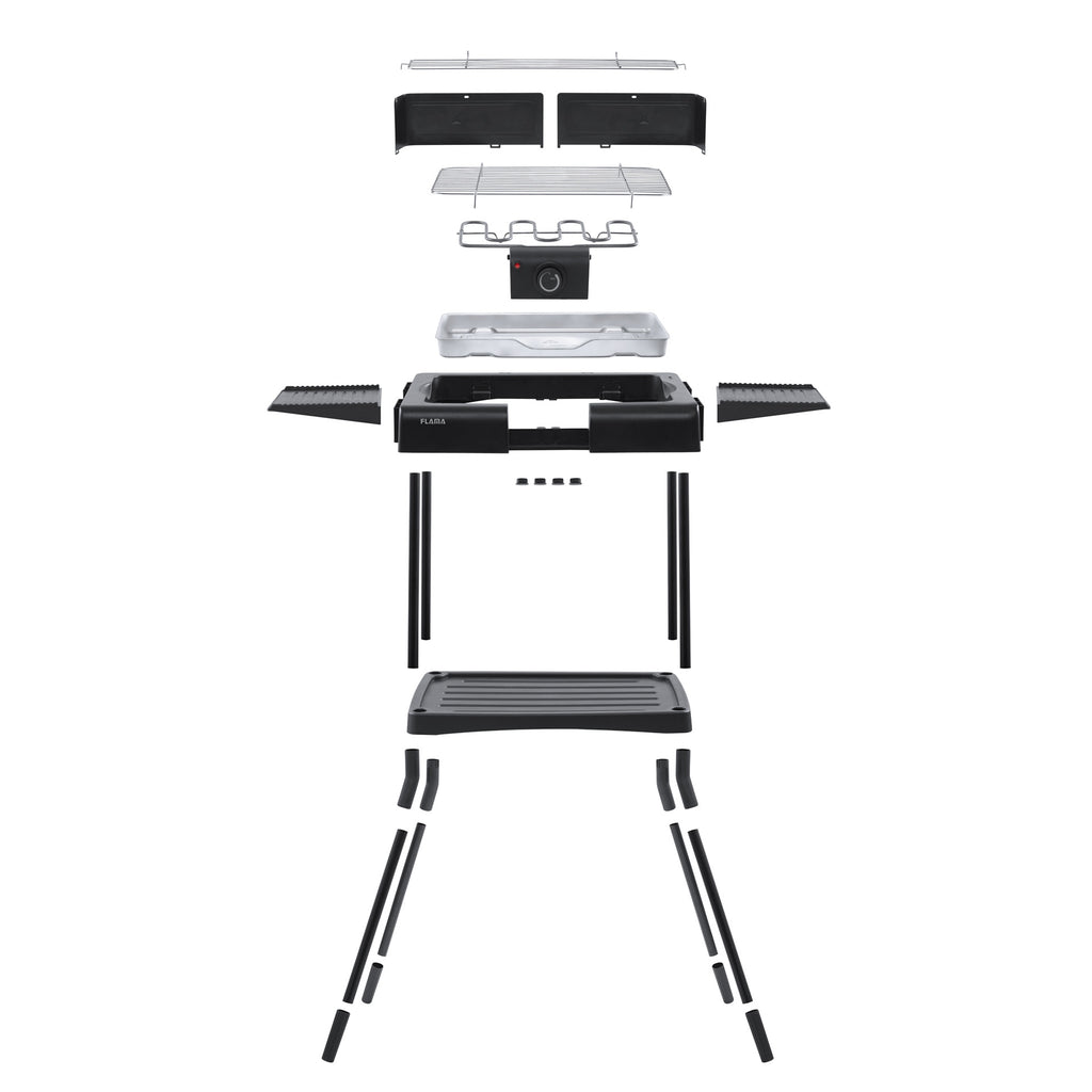 Grelhador Elétrico de Resistência Com Pés 2400W 4160FL FLAMA