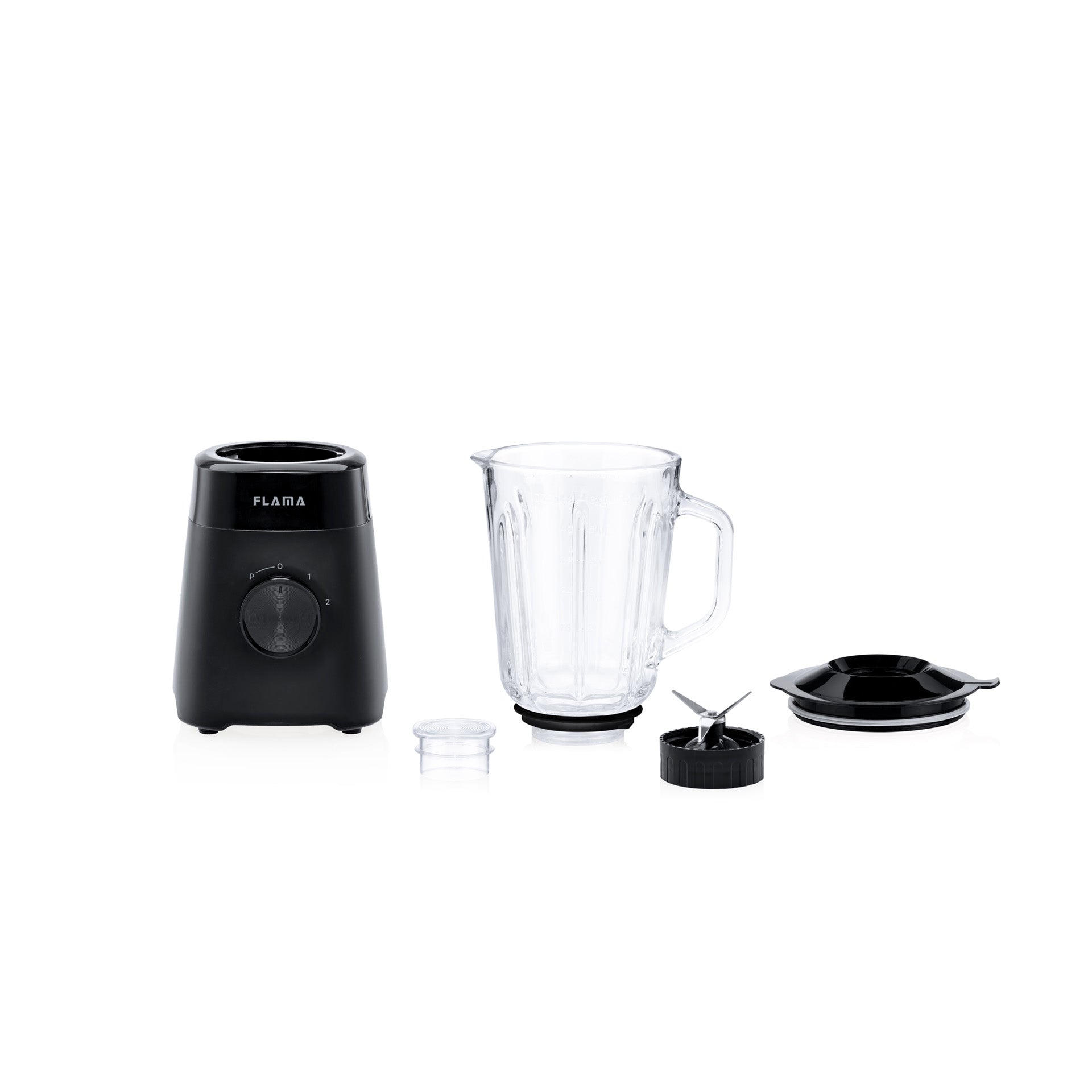 Liquidificadora 1000W Copo Vidro Preta 2232FL