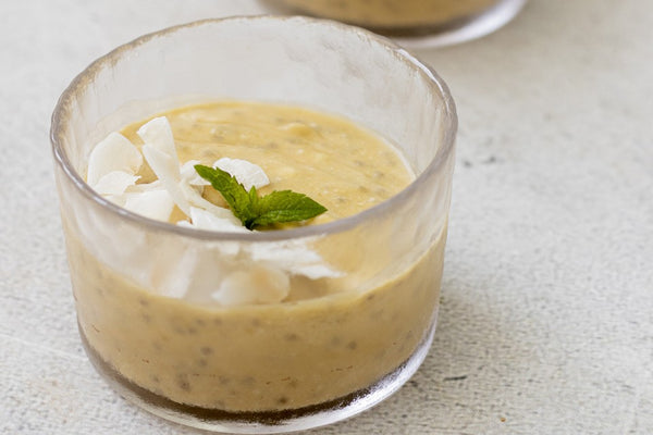 Mousse di mango e chia