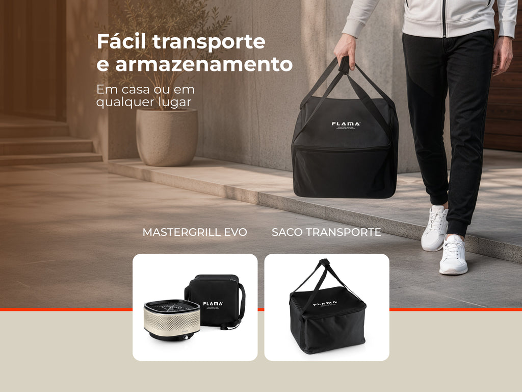 Grelhador a Carvão Mastergrill EVO Sand 4012FL FLAMA