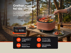 Grelhador a Carvão Mastergrill EVO Terracotta 4013FL FLAMA