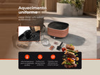 Grelhador a Carvão Mastergrill EVO Terracotta 4013FL FLAMA