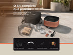 Grelhador a Carvão Mastergrill EVO Terracotta 4013FL FLAMA
