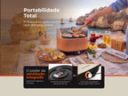 Grelhador a Carvão Mastergrill EVO Terracotta 4013FL FLAMA