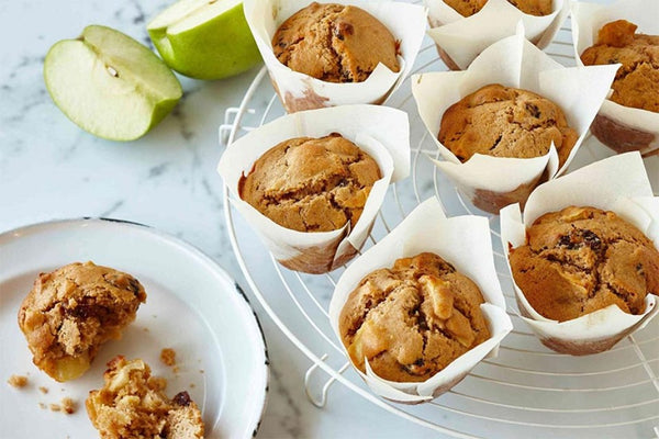 Ricetta sana di Muffin di Mela con Cannella e Miele