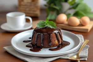 Bolo de cenoura com cobertura de chocolate