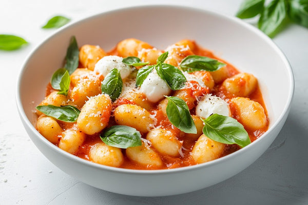 Receita de gnocchi com ricotta no micro-ondas Air Fryer