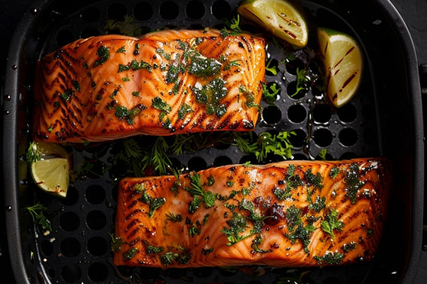 Salmão Perfeito na AirFryer: Simples e Delicioso